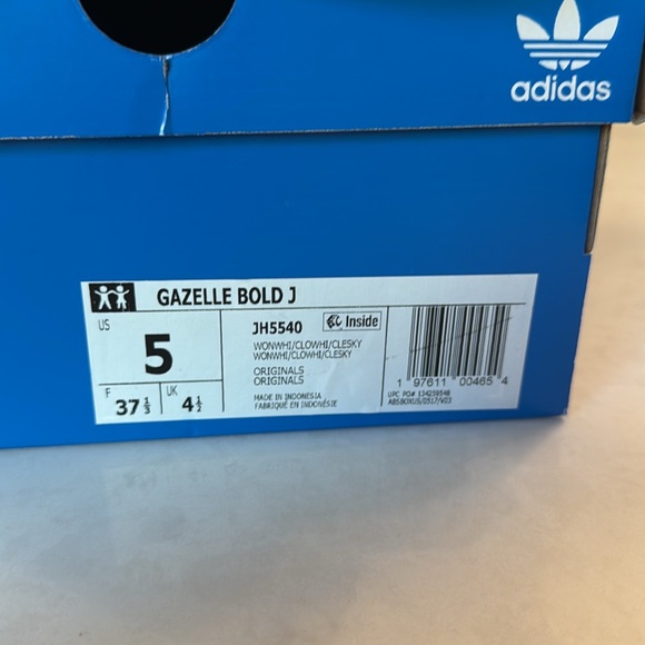 Adidas Gazelle New With Tags. Size 5 - Picture 5 of 5
